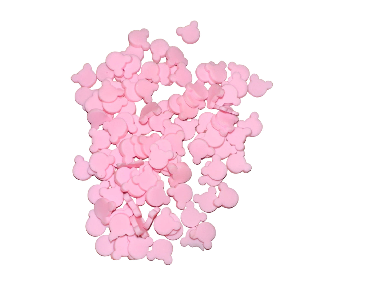 Pink Mickey Clay Pieces – Shaped Glitter 8g | Luxy Customs
