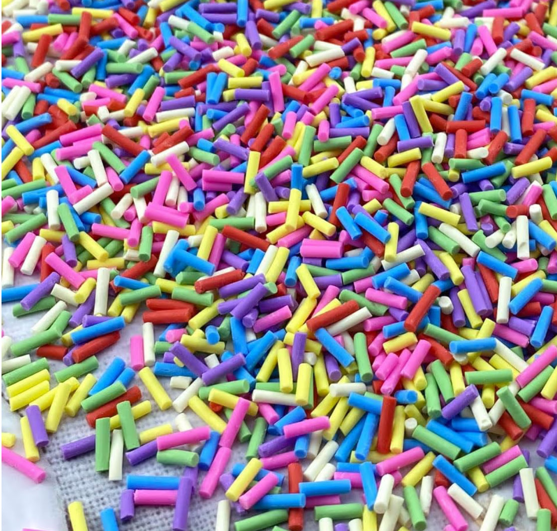 Multicolor Sprinkle Clay Pieces