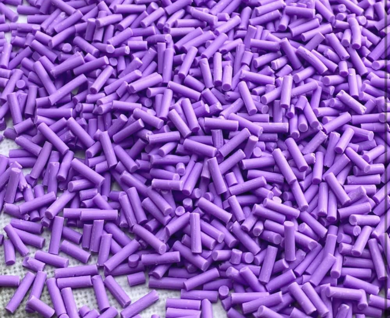 Purple Sprinkle Clay Pieces