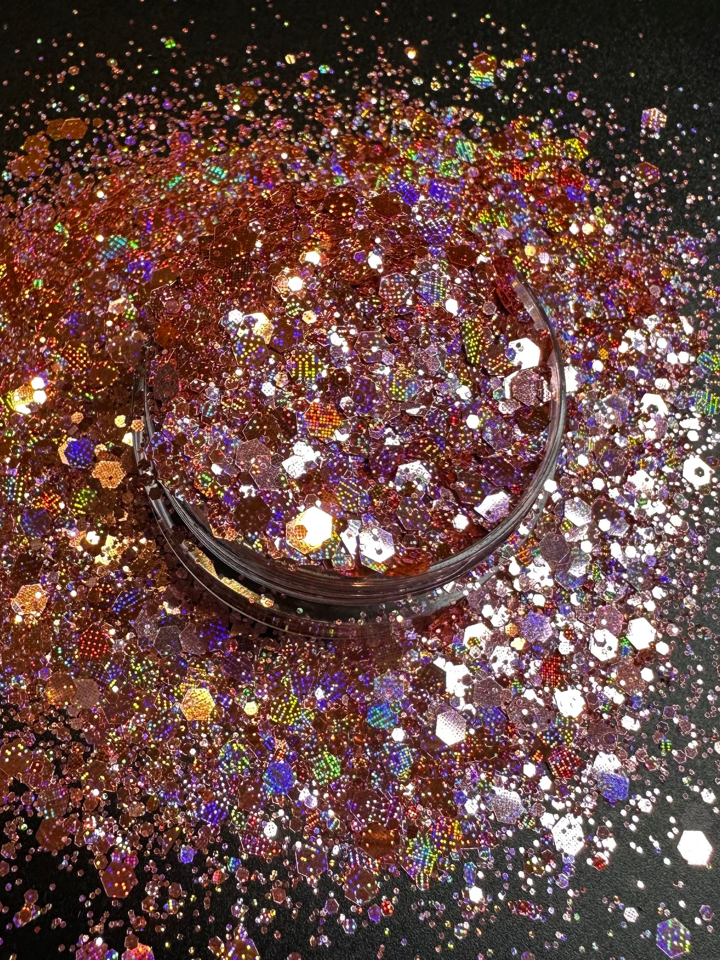 Blushing Beary Chunky Glitter 2oz – Chunky Glitter 2 oz | Luxy Customs