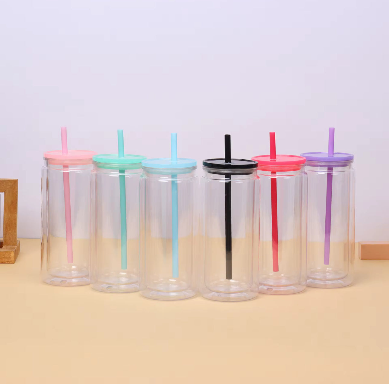 ❄️ 16oz Acrylic Snow Globe Cup