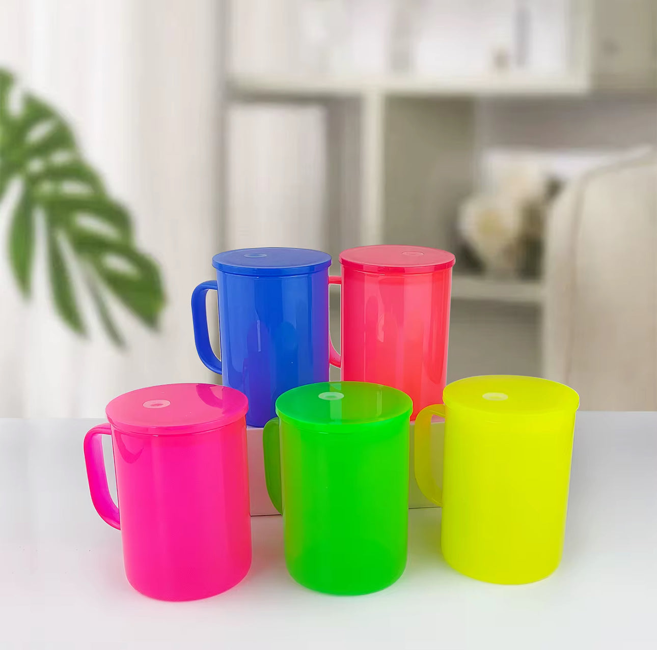 17oz Neon Glass Mug