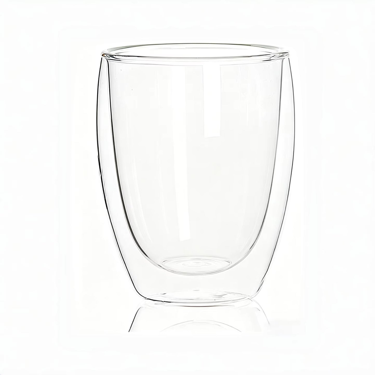 12oz Stemless Wine Snow Globe Cup Blank | Double Wall Glass