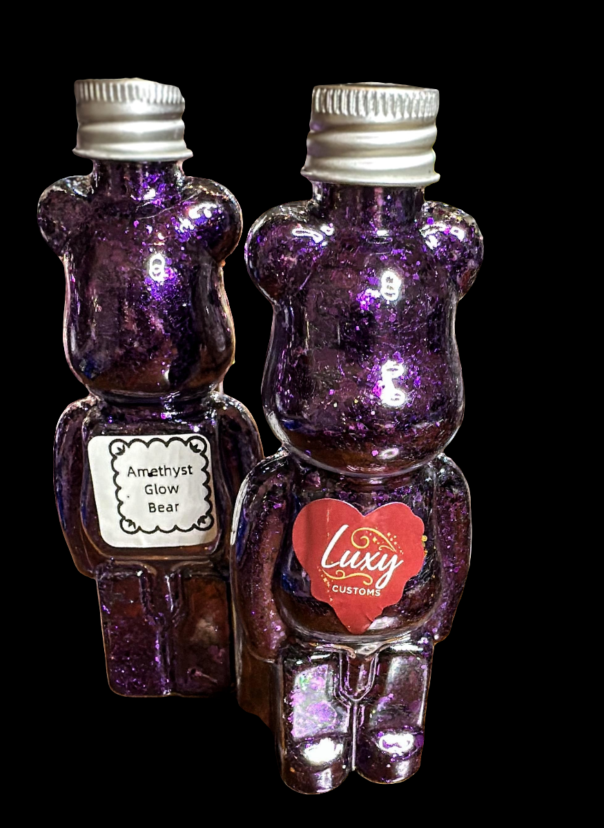 Amethyst Glow Bear 2oz