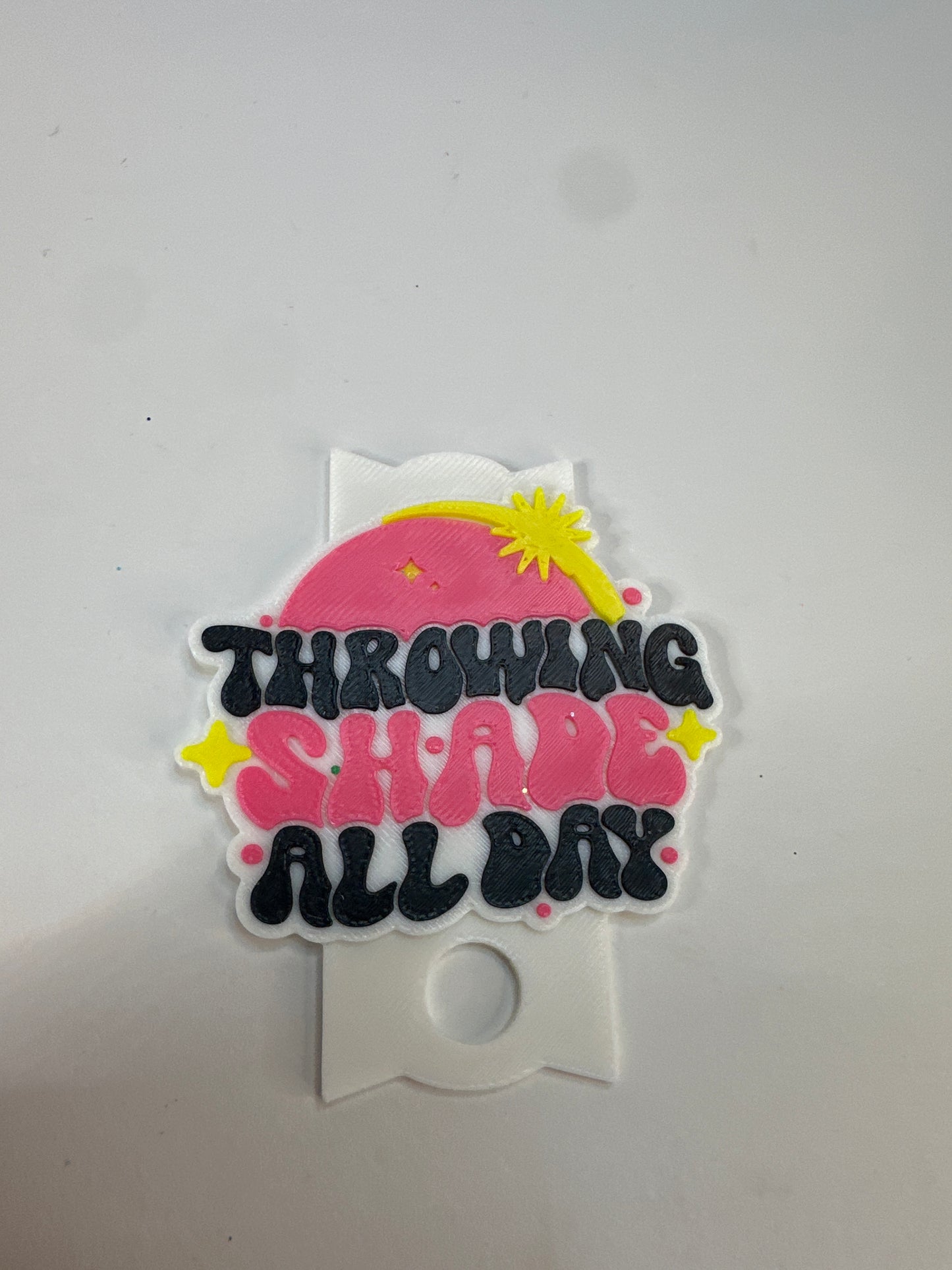 3D Straw Charm