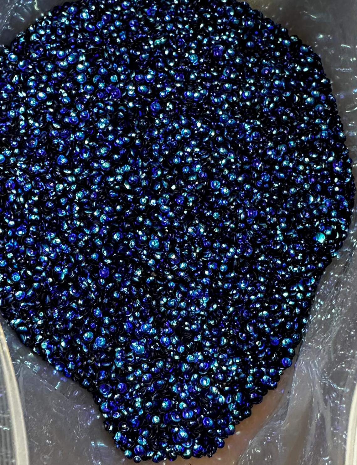 π Seas the Day Bear β Deep Sapphire Bubble Glitter