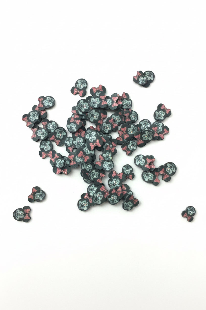Minnie Clay Pieces – Shaped Glitter 8g | Luxy Customs