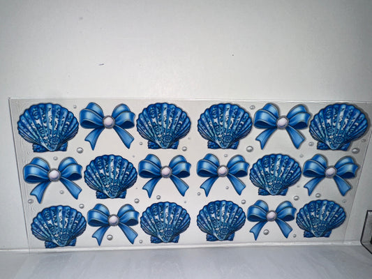 H844 Blue Shells and bows