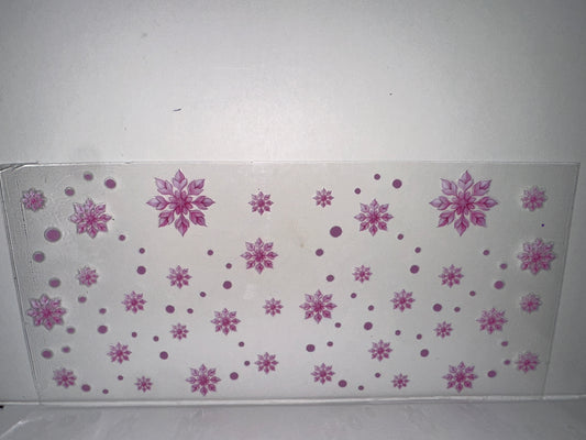H1101 Christmas Pink Snowflake