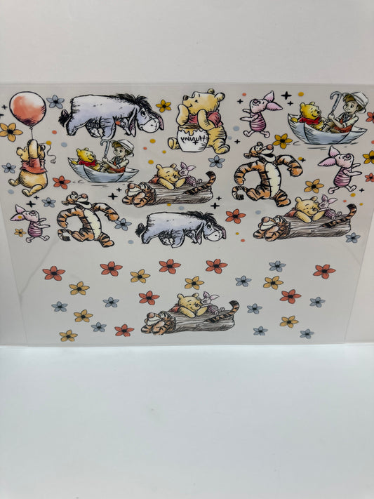 F790 Winnie the Pooh 40 ounce cup wrap