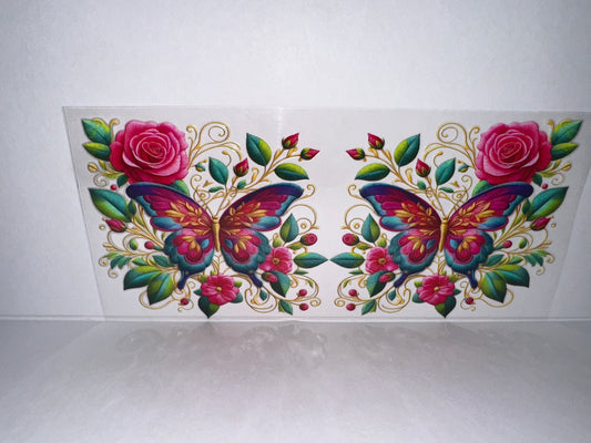 H2287 Butterflies and flowers