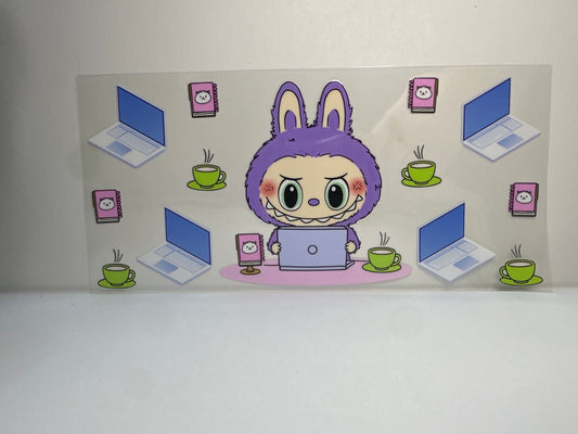 F355 Labubu with laptop