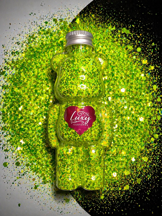 Lime Lite Luxe ✨ | Premium Neon Green Glitter Mix | Luxy Customs
