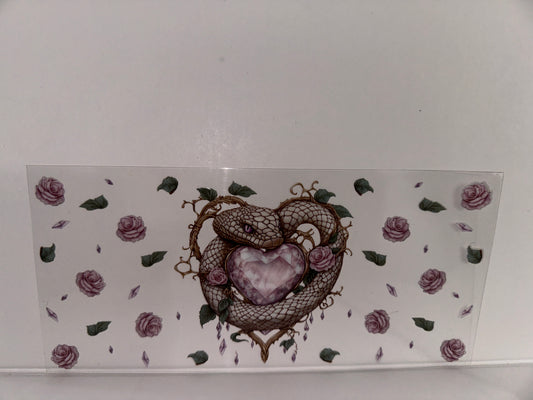 H166 snake with roses