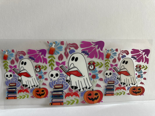 G1005 Halloween ghost books