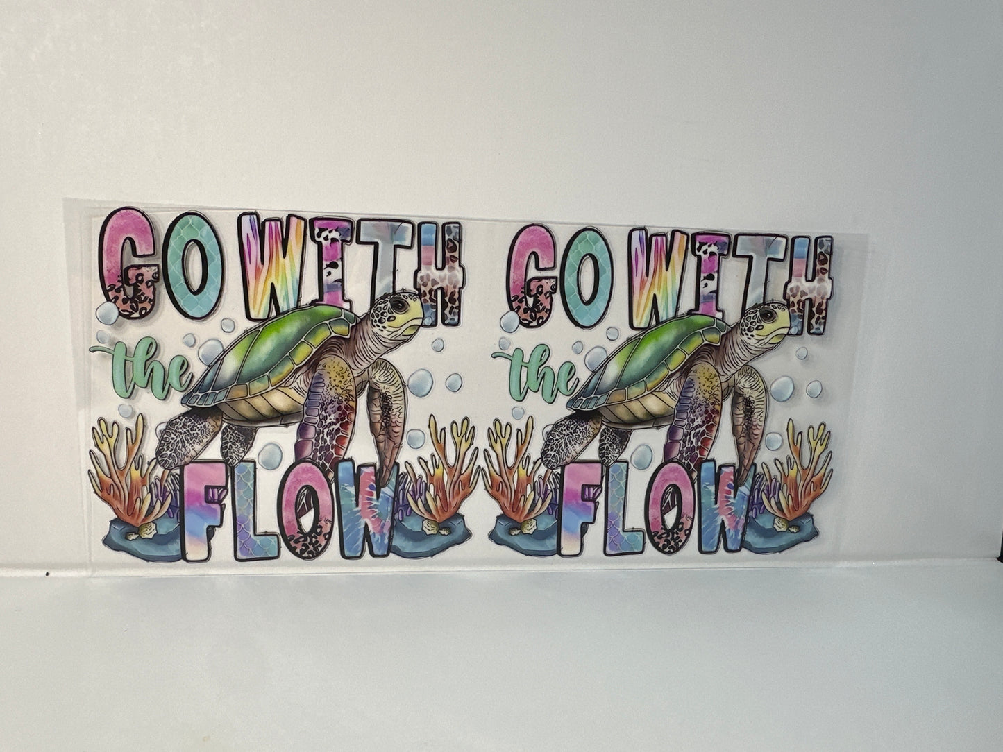 G91 go with the flow sea turtle