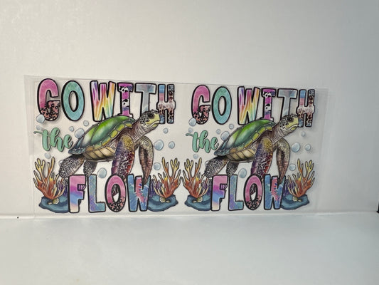 G91 go with the flow sea turtle
