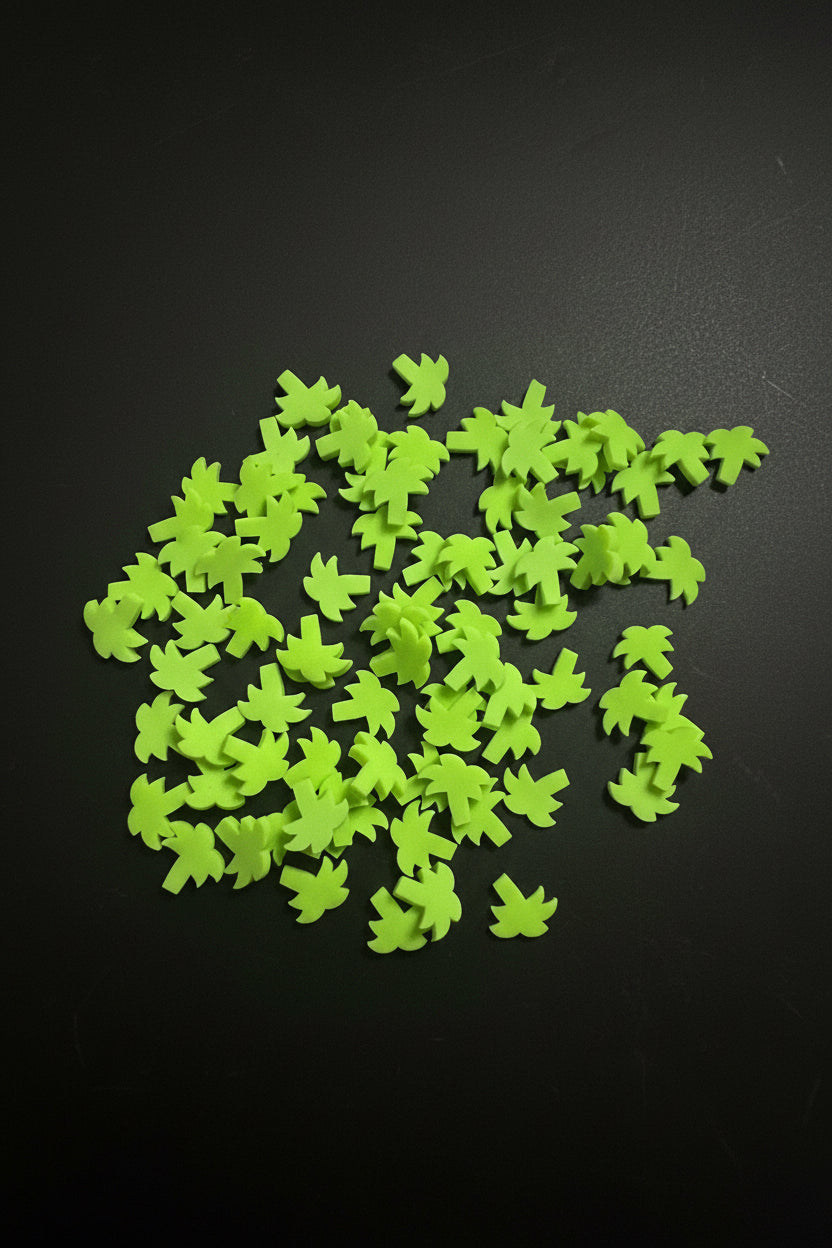 Palm Tree Clay– Shaped Glitter 8g | Luxy Customs