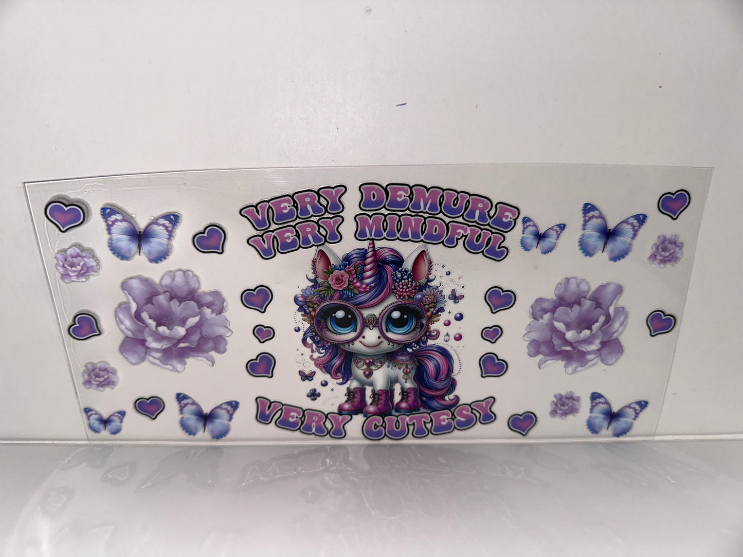 H582 unicorn very demure very mindful very cutesy