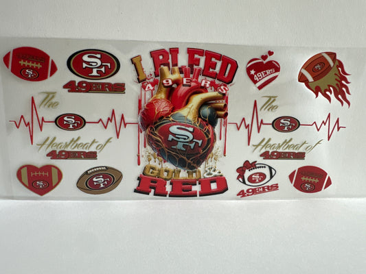 G766 NFL football 49ers