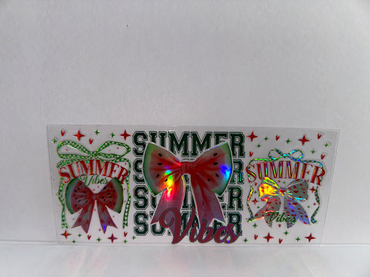H2329 Metallic Watermelon Summers Vibes