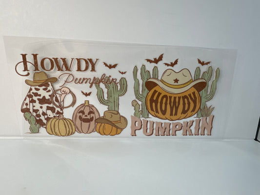 G120 howdy pumpkin western Halloween fall