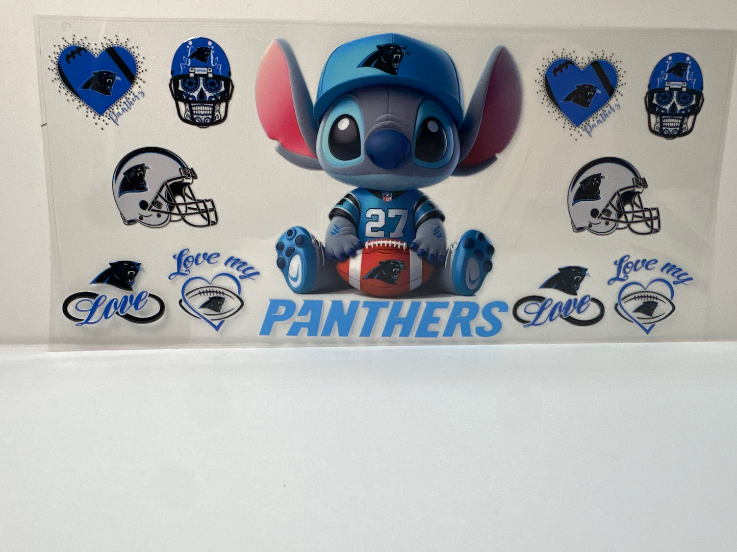 F466 NFL football Panthers stitch