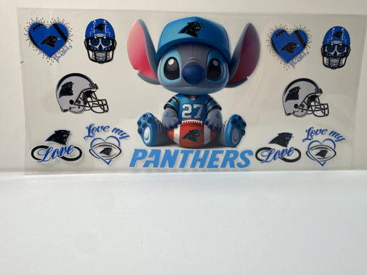 F466 NFL football Panthers stitch