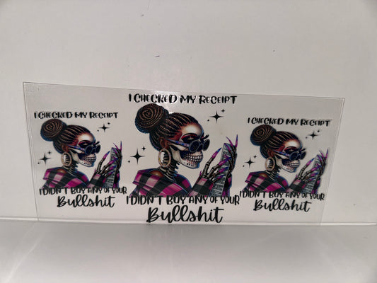 H332 I checked my receipt I didn’t buy any of your bullshit