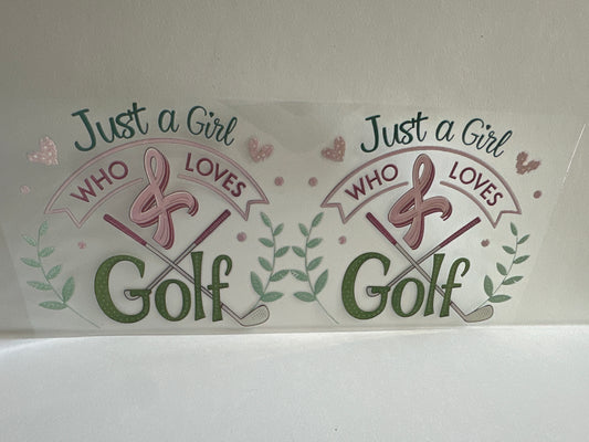 G837 just a girl who loves golf