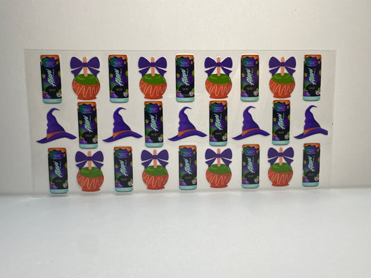 F312 Alani Witches Brew w/caramel apples and witches hats Halloween