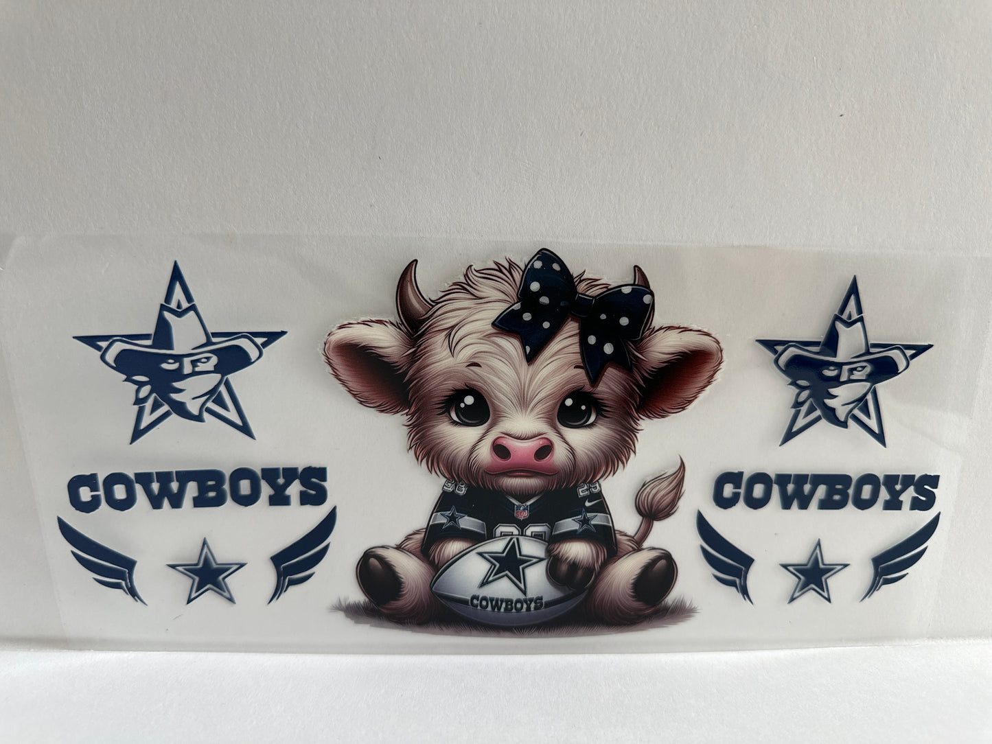 G803 NFL football Cowboys cow