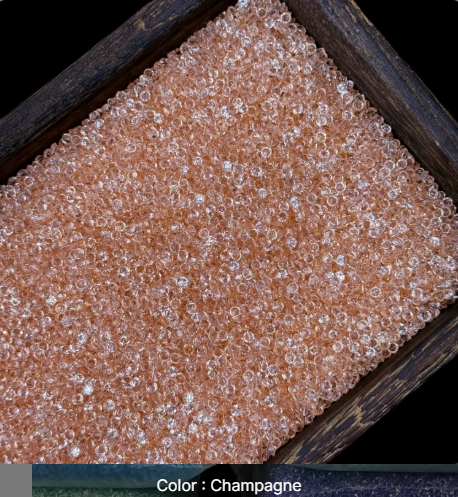 ✨ Substitute Glitter with Rhinestone Crystals or Pearls
