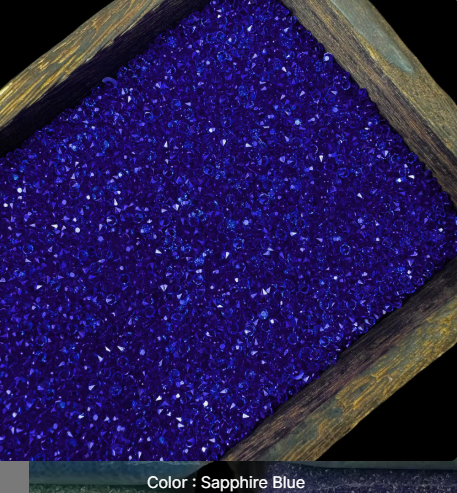 ✨ Substitute Glitter with Rhinestone Crystals or Pearls