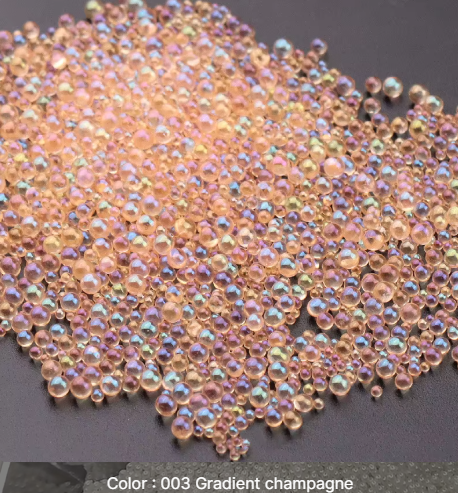✨ Substitute Glitter with Rhinestone Crystals or Pearls
