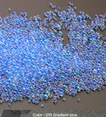 ✨ Substitute Glitter with Rhinestone Crystals or Pearls