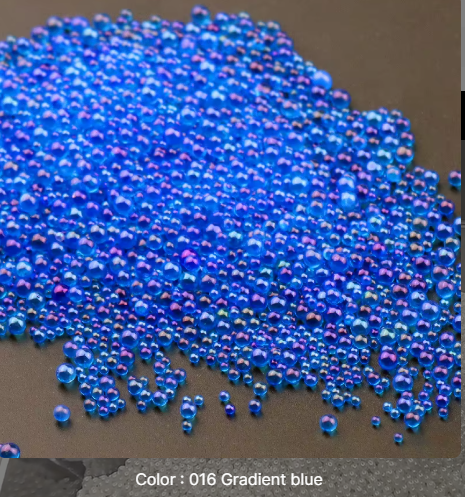 ✨ Substitute Glitter with Rhinestone Crystals or Pearls