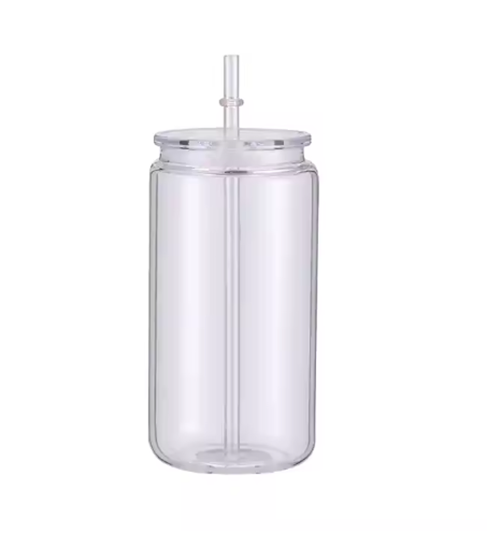 16oz Plastic Transparent Acrylic Libby Beer Can Non Snow Globe
