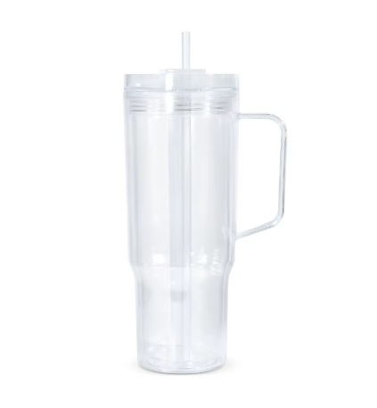 40oz Acrylic Snow Globe Tumbler