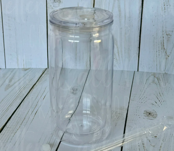 ❄️ 16oz Acrylic Snow Globe Cup