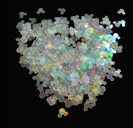 Translucent Holographic Mouse - Shaped Glitter 8g | Luxy Customs