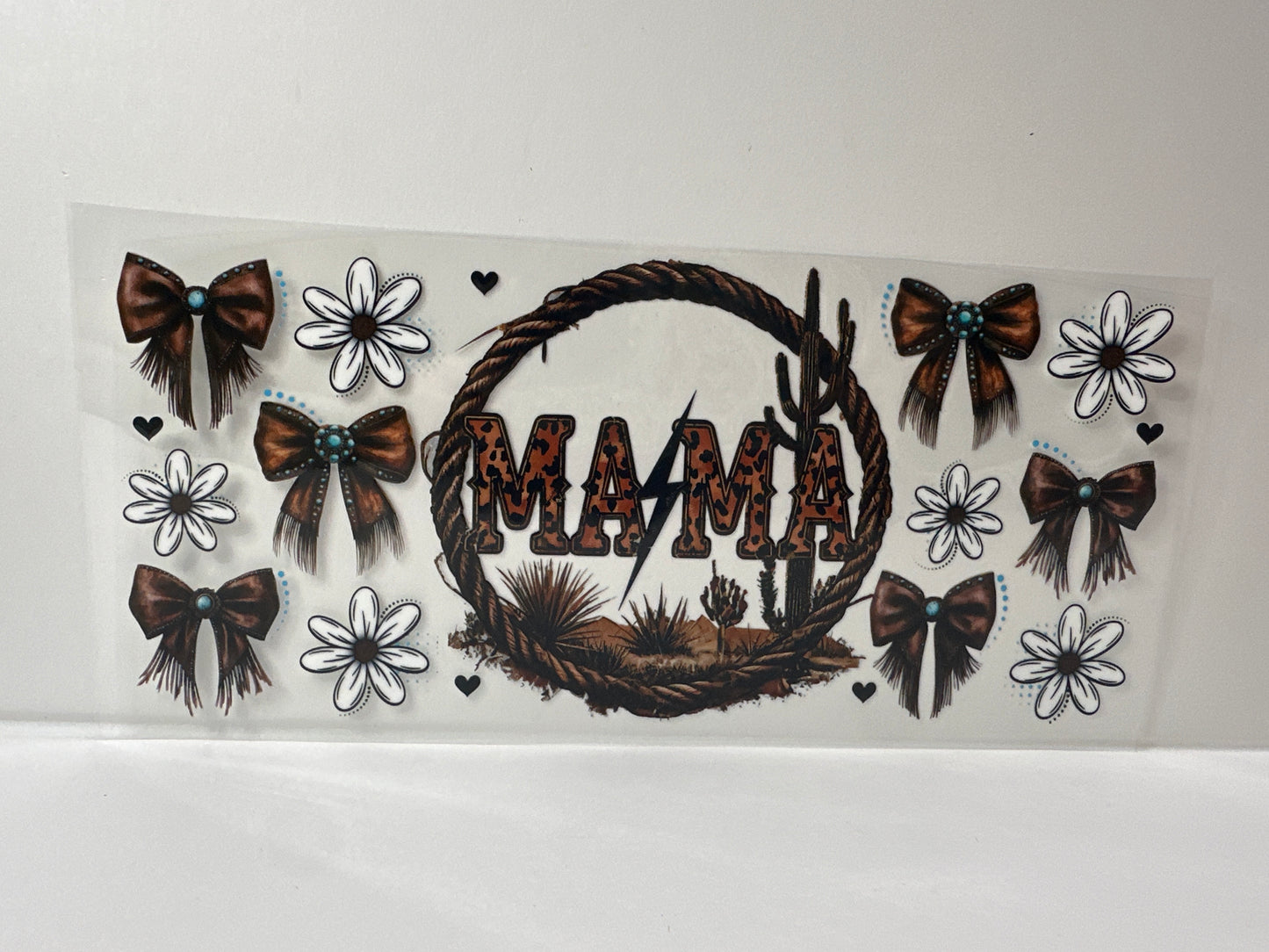 G641 western mama with flowers and bows