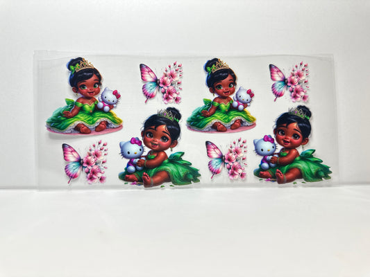 E311 little girl with hello kitty and butterflies