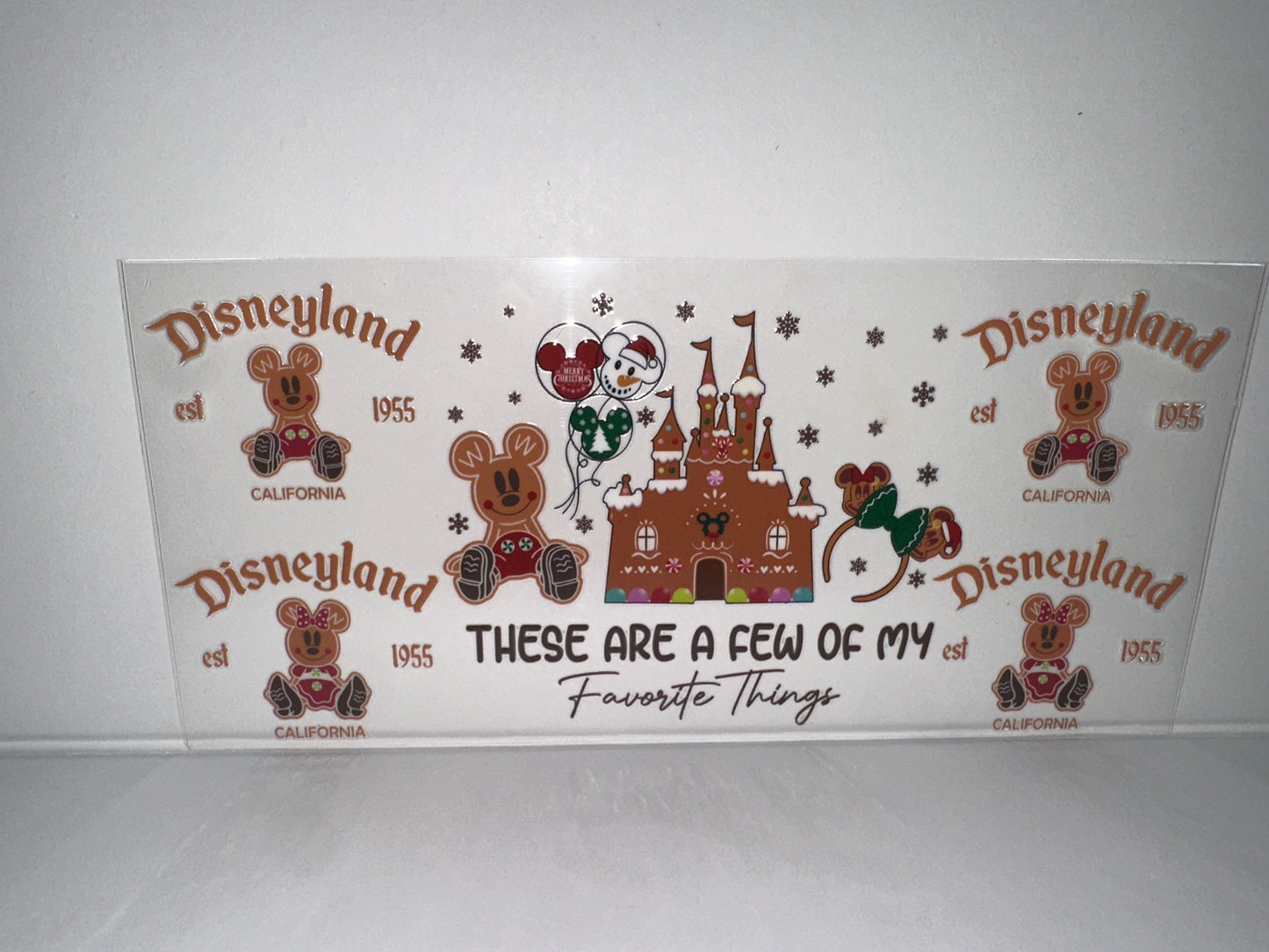 G1119 Mickey Mouse gingerbread Christmas