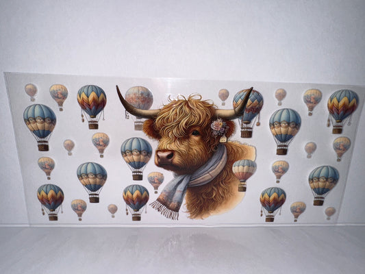 H2122 Hotair Ballon Cow