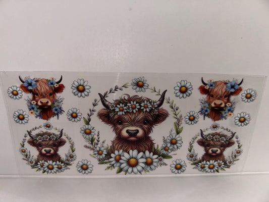 H135 cow with flowers