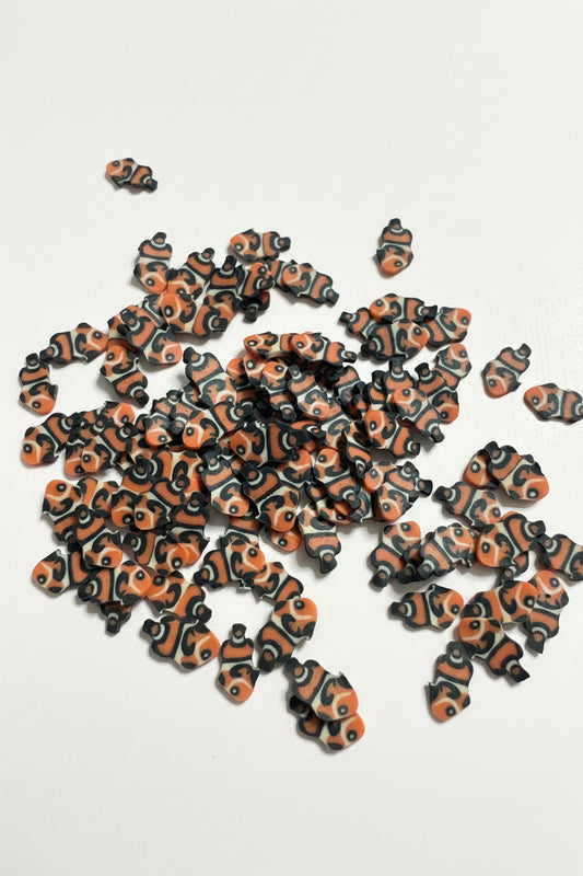 Orange Nemo/Clown Fish Clay– Shaped Glitter 8g | Luxy Customs