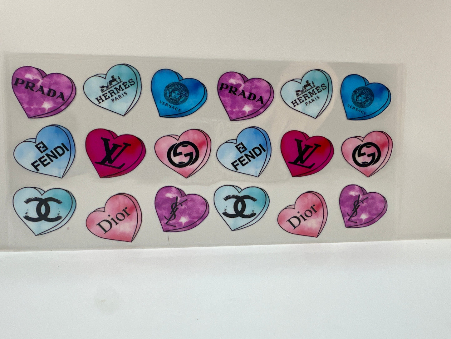 F917 multi designer hearts