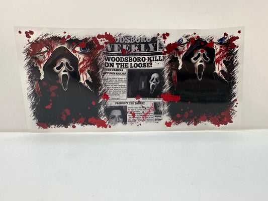 F944 horror scream newspaper