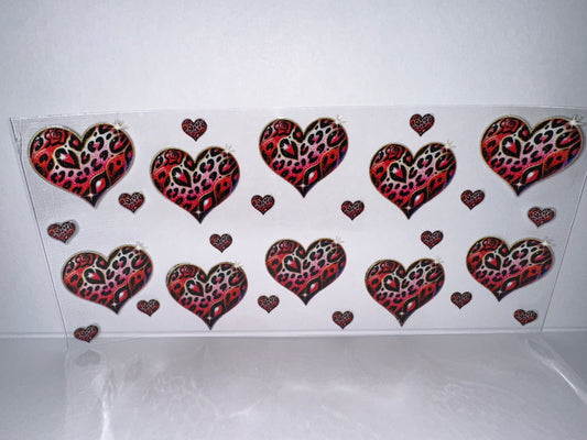 H1593  Animal Print Heart
